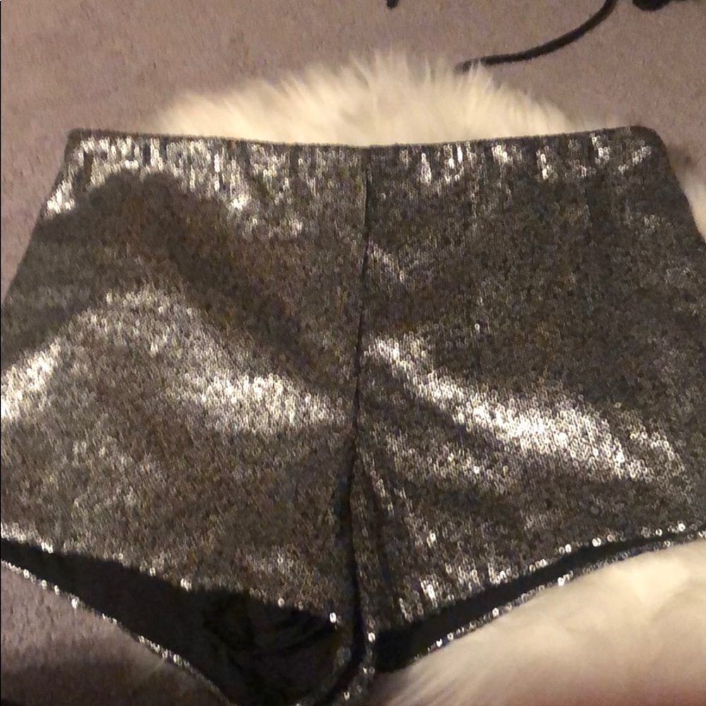 Free people sequin short